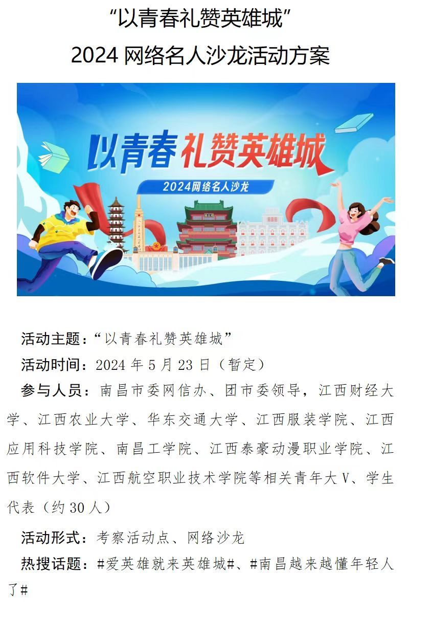 作为南昌市新建区代表参加2024年网络名人沙…